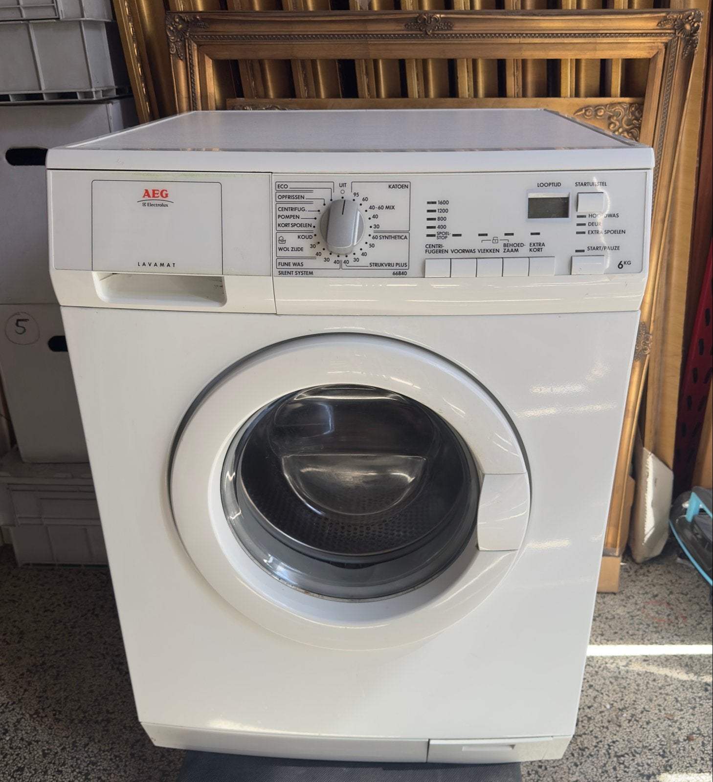 AEG Electrolux Lavamat Wasmachine - 6 kg inhoud, 6 tot 8 kg, Ophalen of Verzenden, Gebruikt, 85 tot 90 cm