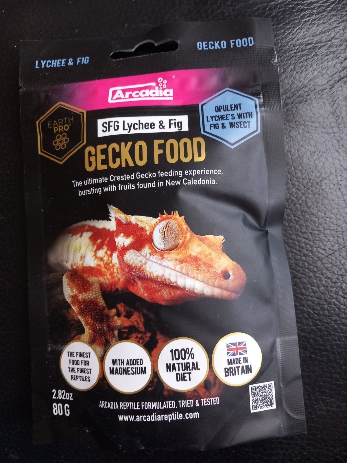 Arcadia Gekko voer lychee en vijg., Dieren en Toebehoren, Hagedis, 0 tot 2 jaar