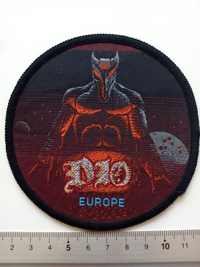 DIO prachtige  vintage 1984 last in line europe patch 1, Verzenden, Nieuw, Kleding