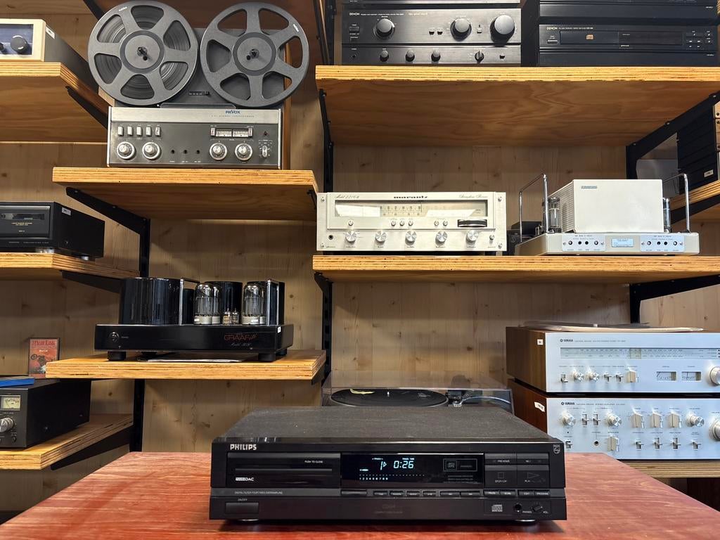 Philips CD-614 CD speler, gereviseerd door V.A.R., Audio, Tv en Foto, Cd-spelers, Ophalen, Refurbished, Philips