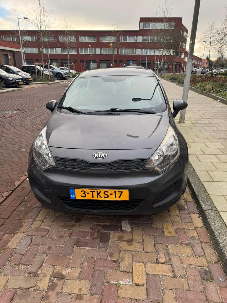 Kia Rio 1.2 I 5DRS 2014 Grijs, Auto's, Kia, 1027 kg, 450 kg, 40 €/maand, 4 cilinders