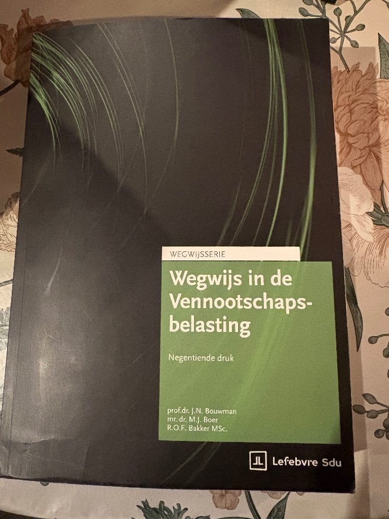 Wegwijs in de vennootschapsbelasting, Diverse auteurs, Zo goed als nieuw, Beta, HBO