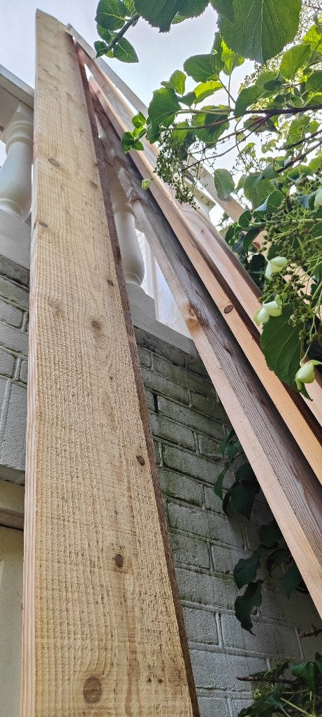 Steigerhout 6x 5meter, Doe-het-zelf en Verbouw, Hout en Planken, Ophalen, 25 tot 50 mm, Nieuw, Plank