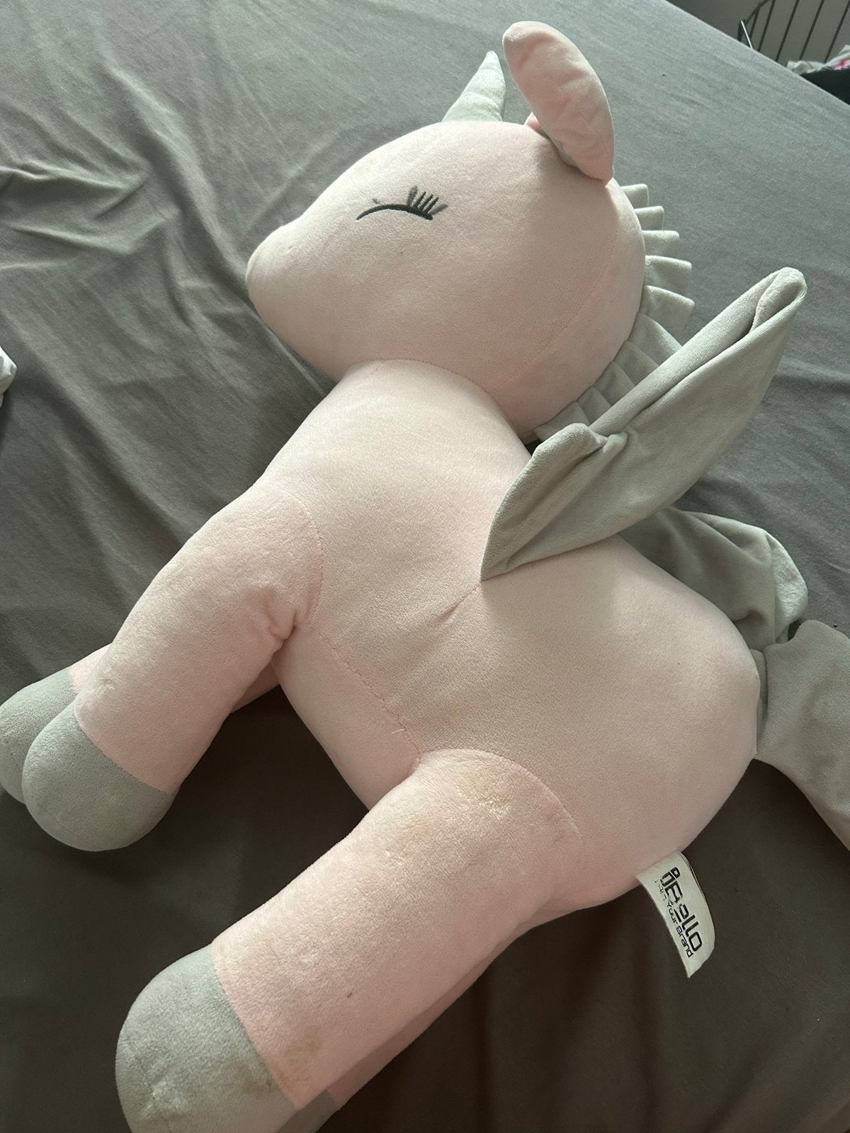 Roze eenhoorn knuffel met vleugels, Kinderen en Baby's, Speelgoed | Knuffels en Pluche, Overige karakters, Ophalen of Verzenden