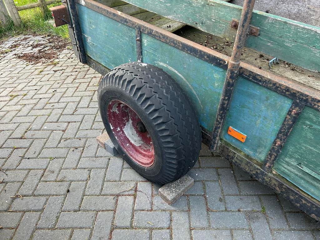 Vee-/koetransporter - robuuste trailer voor agrarisch gebrui, Ophalen, Gebruikt