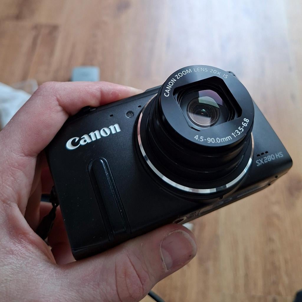Canon PowerShot SX280 HS – Nieuwstaat | Compleet | 3 Batteri, Audio, Tv en Foto, Fotocamera's Digitaal, 12 Megapixel, Canon, Compact