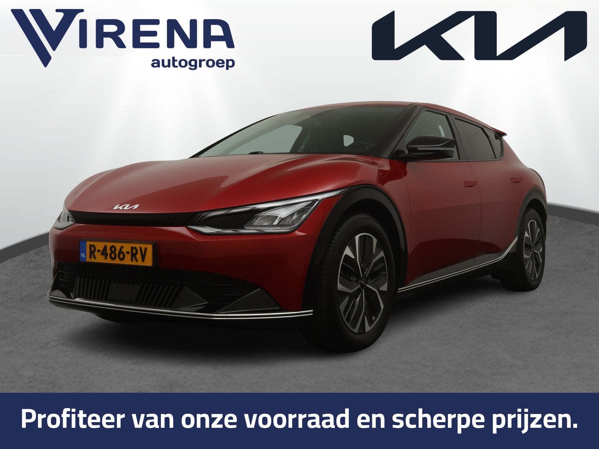 Kia Ev6 Plus 77.4 kWh Navigatie - Achteruitrijcamera - Stoel, Auto's, Automaat, 228 pk, Achterwielaandrijving, Gebruikt