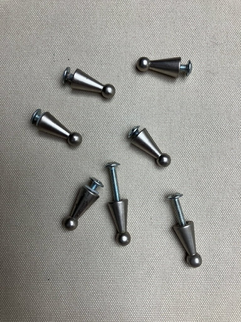7st deur knopjes, Ophalen, Gebruikt
