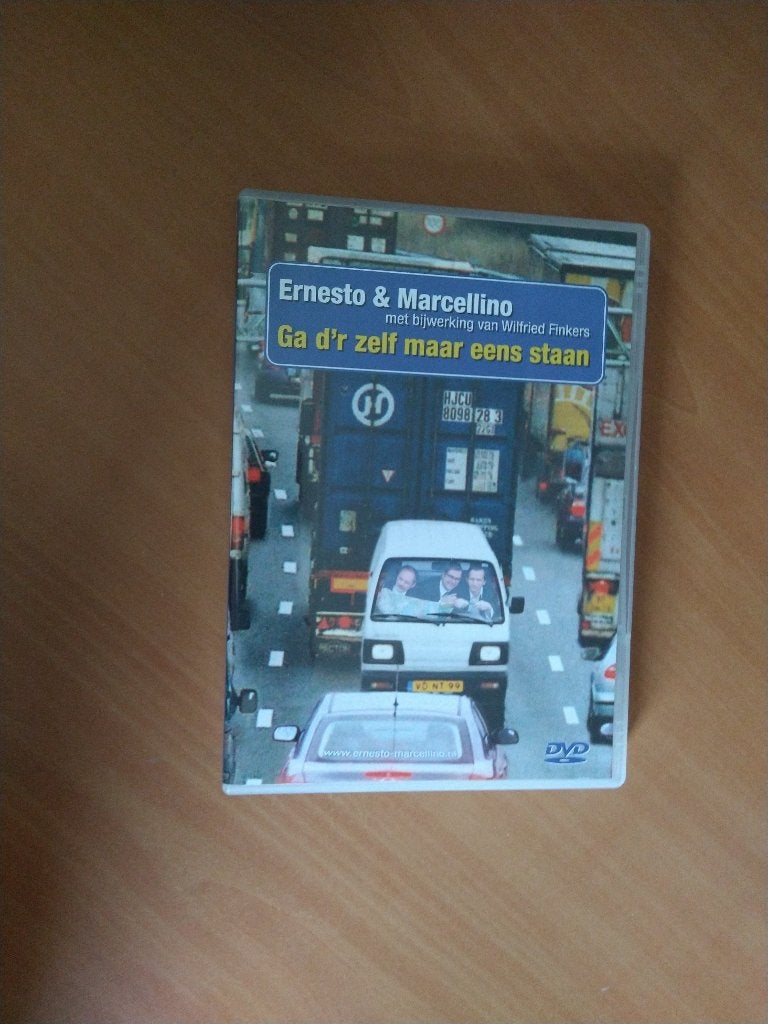 DVD Ernesto & Marcellino. Ga d'r zelf maar eens staan, Stand-up of Theatershow, Alle leeftijden, Zo goed als nieuw, Ophalen of Verzenden