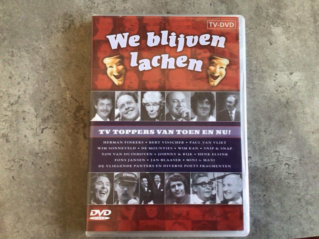 We Blijven Lachen - TV Toppers van Toen en Nu! DVD, Alle leeftijden, Ophalen of Verzenden, Gebruikt, Tv-programma of Sketches