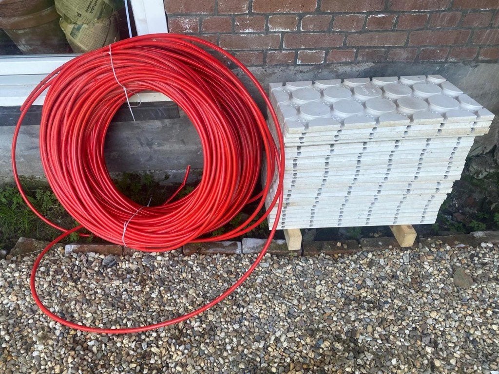 Voorgefreesde vloerverwarmingsplaten (incl buis 14 mm), Ophalen, Minder dan 60 cm, Overige typen, Minder dan 30 cm