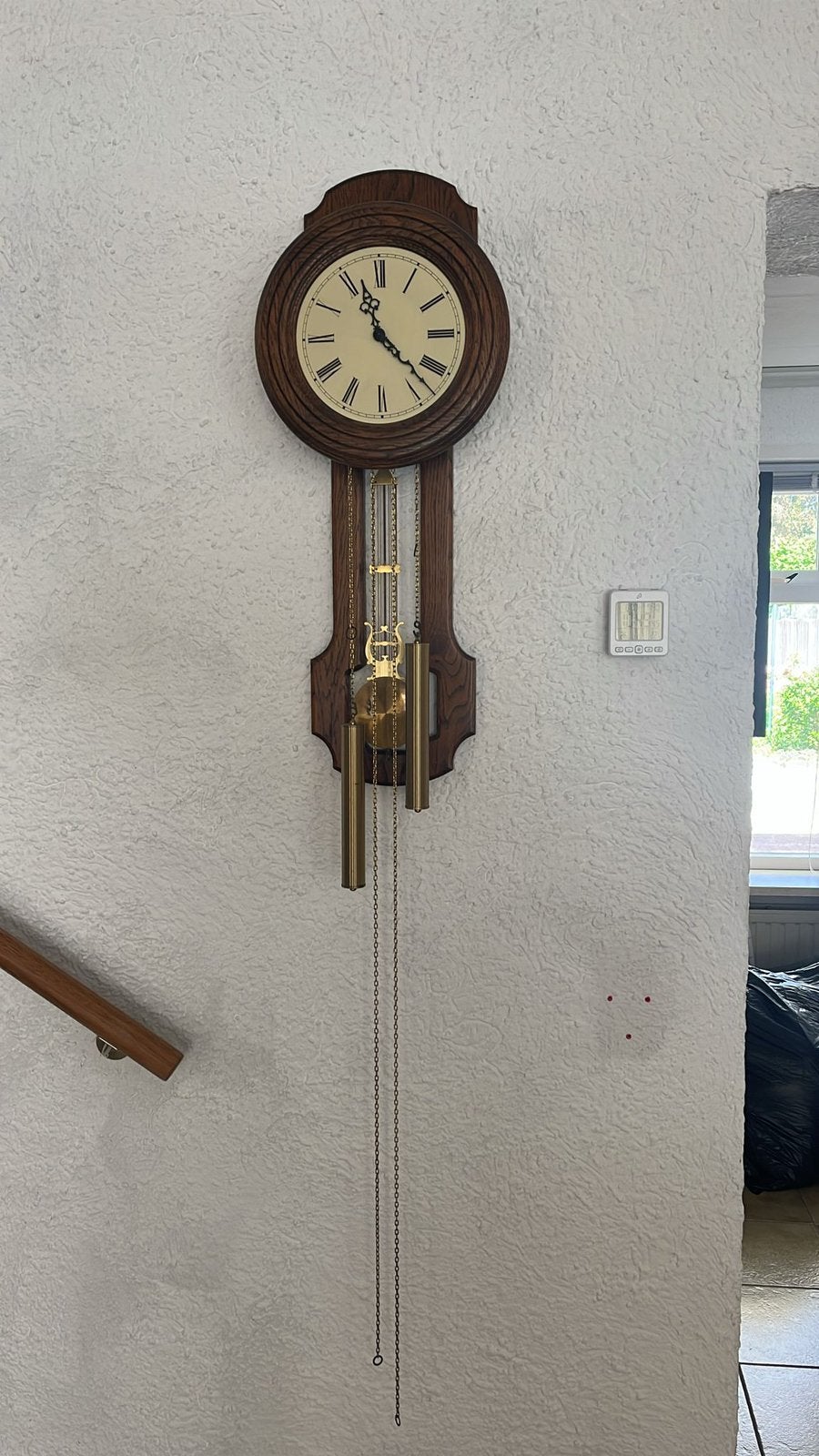 Werkende klok, Ophalen