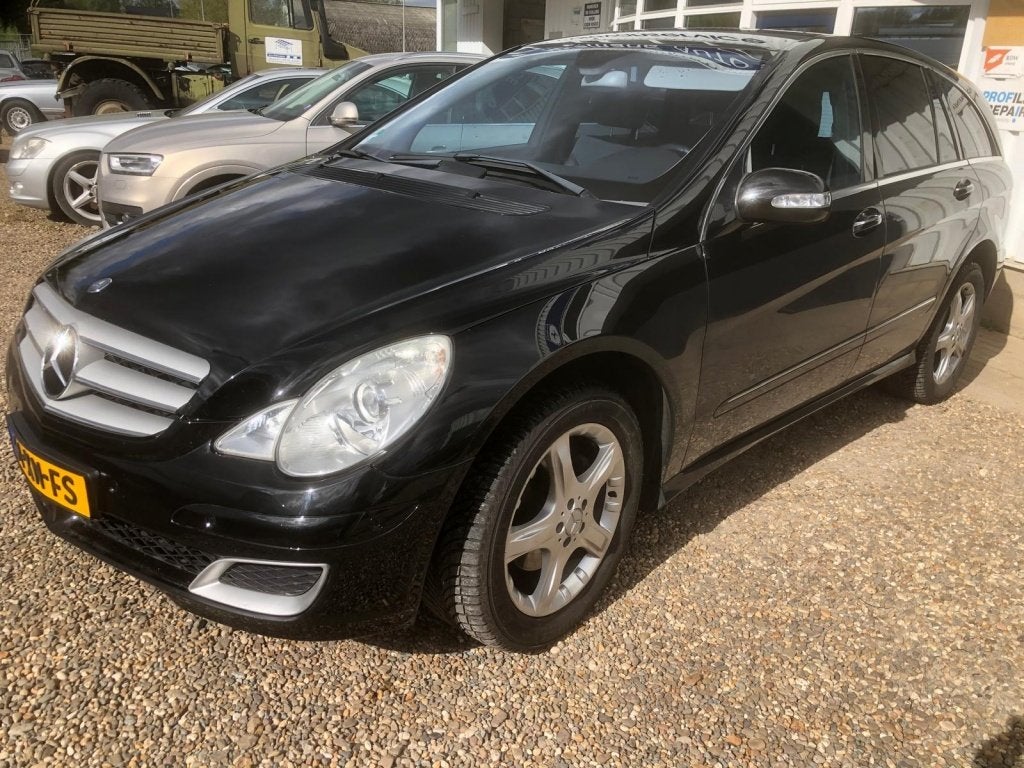 Mercedes-Benz R-Klasse 350 4-Matic (bj 2007, automaat), Auto's, Automaat, 138 €/maand, Zwart, Origineel Nederlands