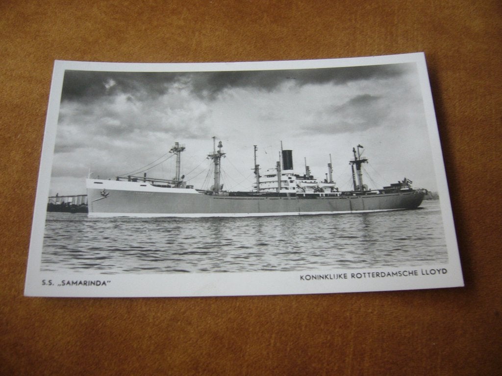 KONINKLIJKE ROTERDAMSCHE LLOYD  -  S.S. SAMARINDA, Verzenden, 1940 tot 1960, Ongelopen, Zuid-Holland