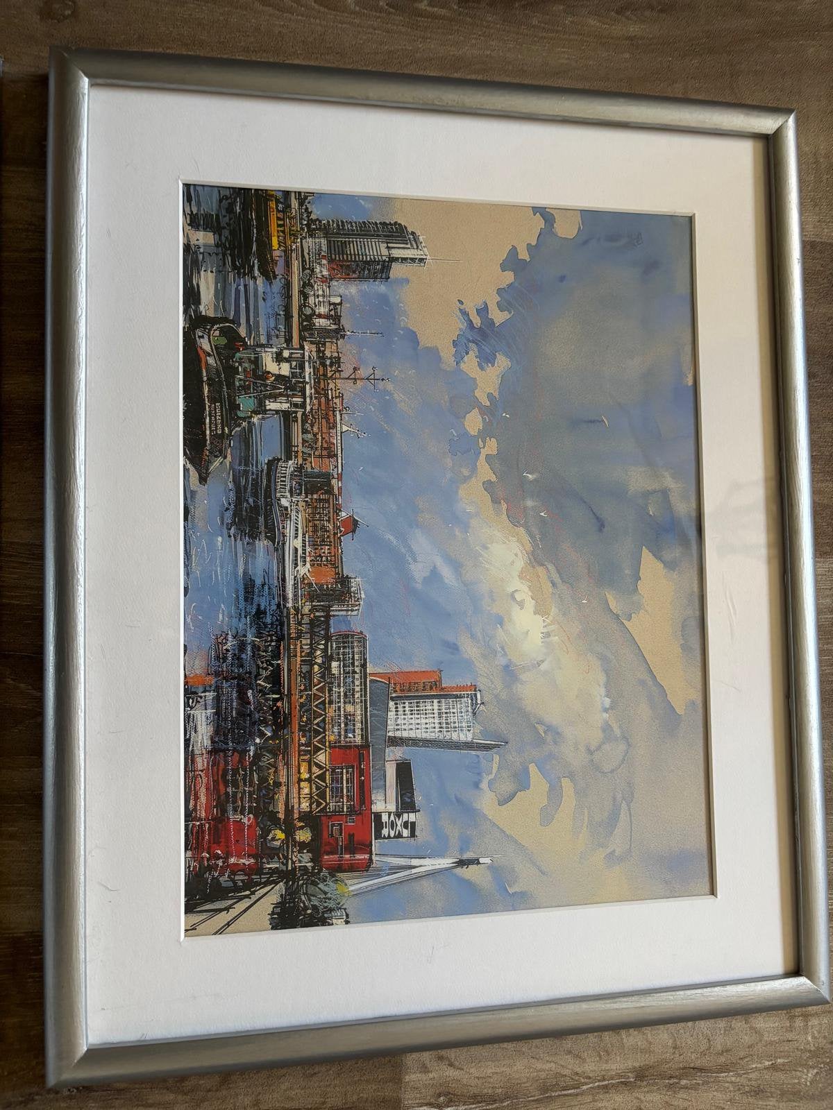 Tekeningen (kleur) van de 3 bruggen van rotterdam, Ophalen of Verzenden