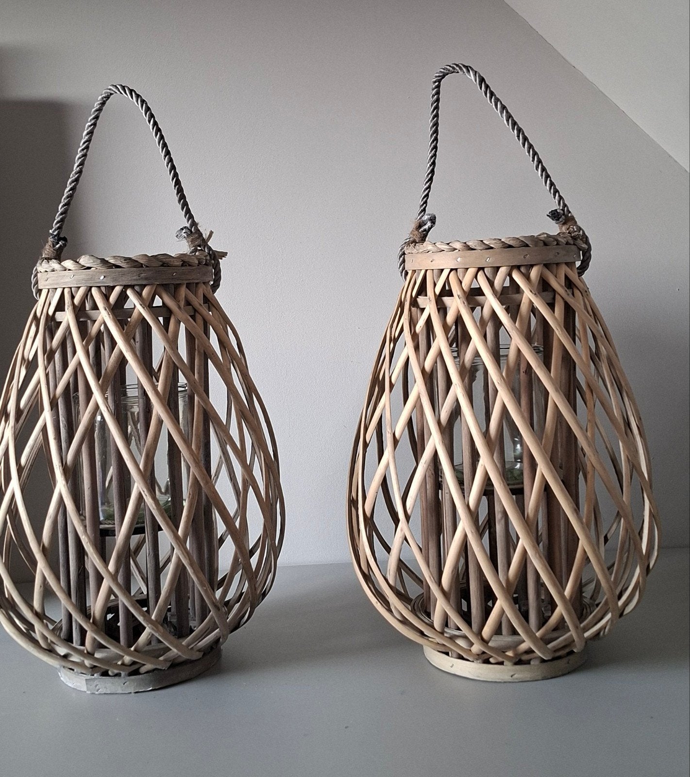 niwuw 2x windlichten, Windlicht, Nieuw, Ophalen of Verzenden, 45 cm