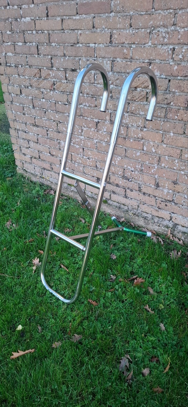 RVS Boegladder / Zwemtrap / Bootladder  3 treden, Ophalen, Zo goed als nieuw, Overige typen