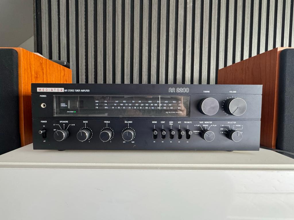 Mediator AR 2200 HiFi Stereo Tuner Versterker, Ophalen of Verzenden, Minder dan 60 watt, Overige merken