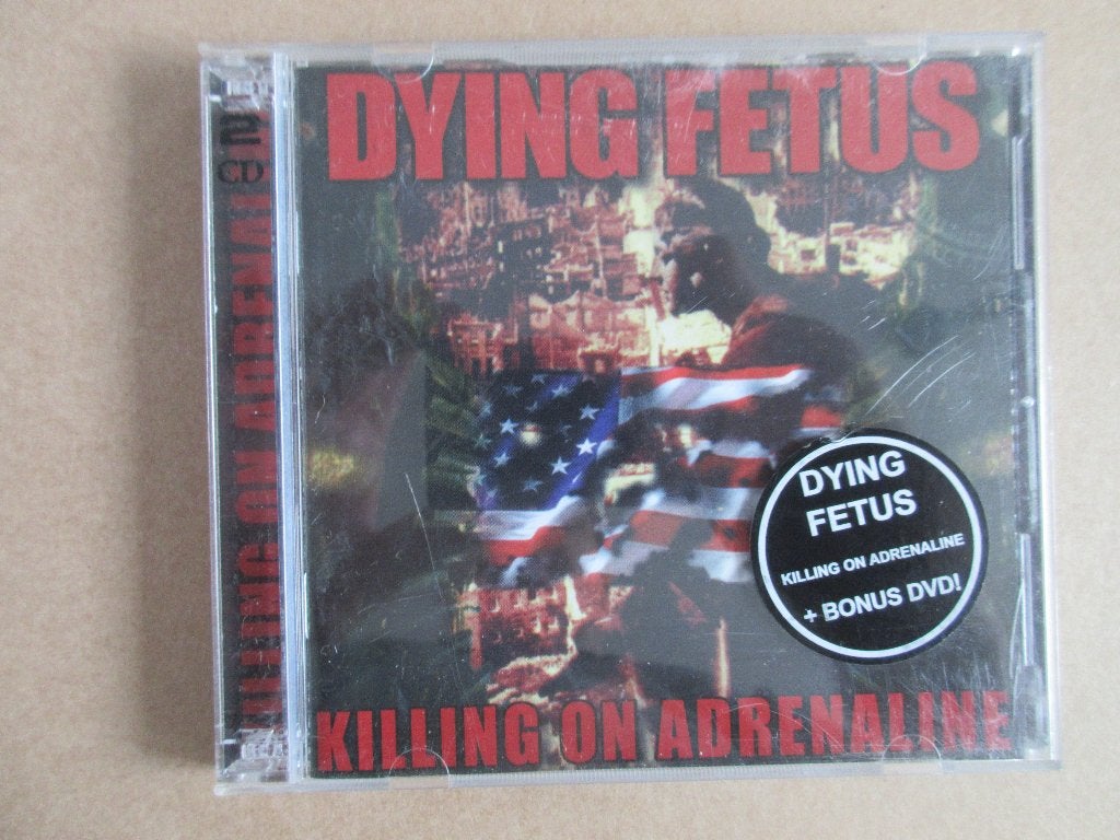 Dying Fetus Killing On Adrenaline - CD + DVD, Ophalen of Verzenden, Gebruikt