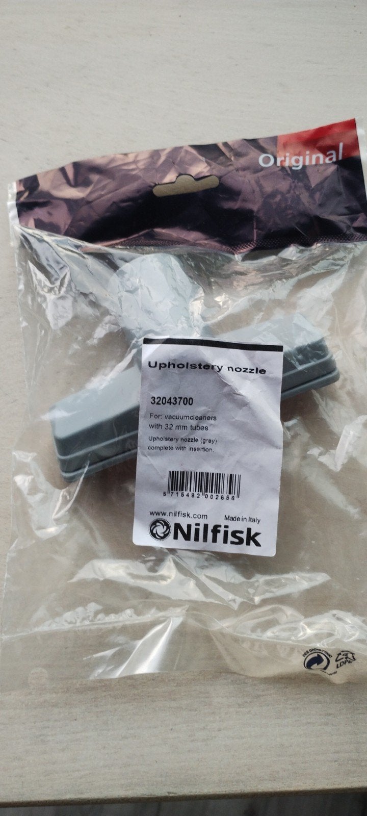 Nilfisk bekledingsmondstuk 32 mm - Nieuw in verpakking, Ophalen of Verzenden