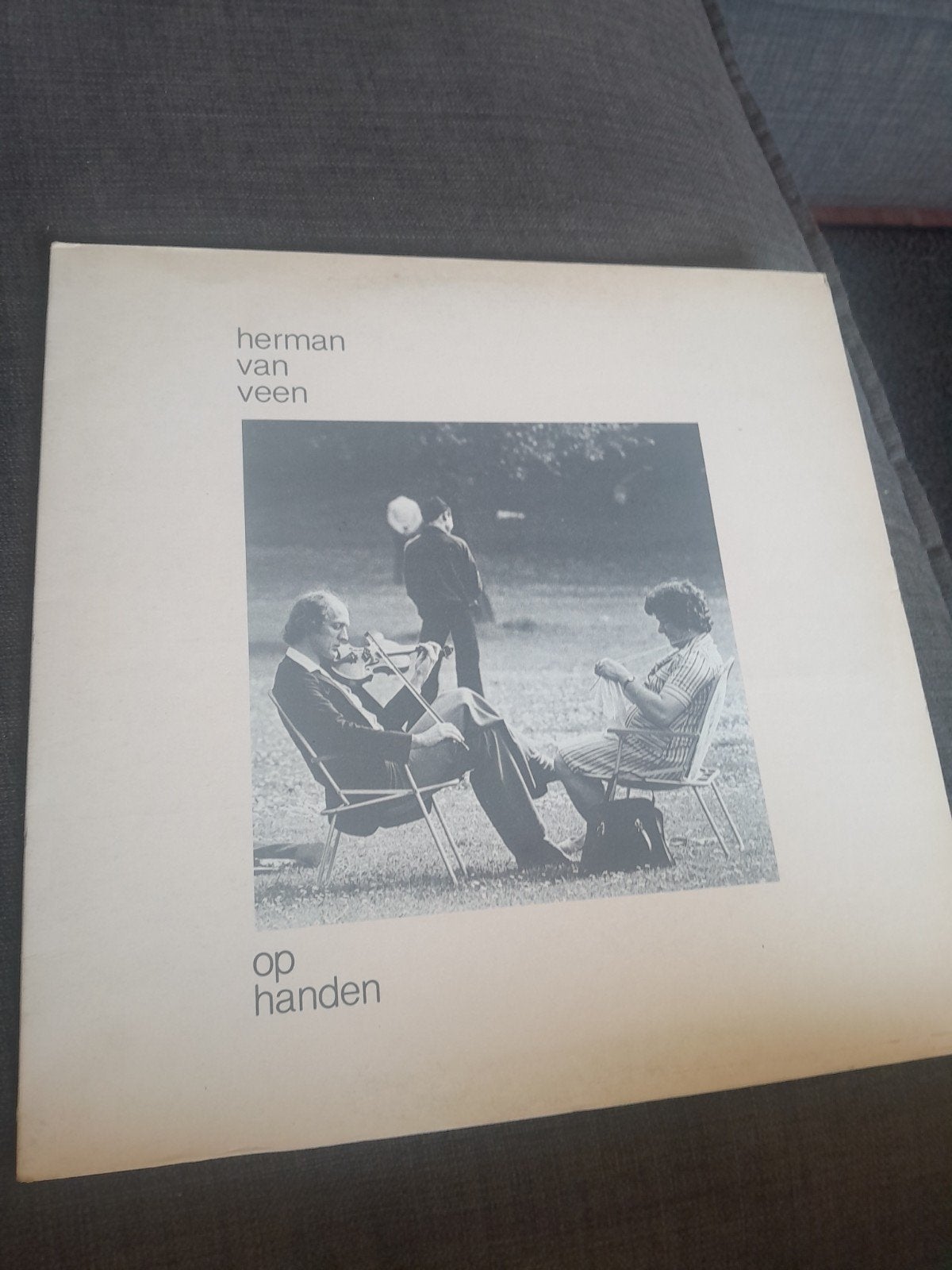 Herman van Veen Op handen, Ophalen of Verzenden, Gebruikt, 12 inch, Levenslied of Smartlap