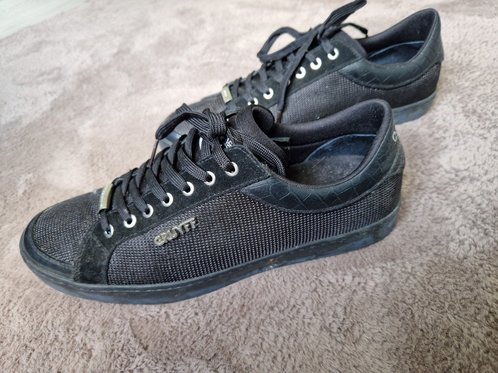 Cruyff sneakers gympen maat 43, Ophalen, Cruyff, Zwart, Sneakers of Gympen