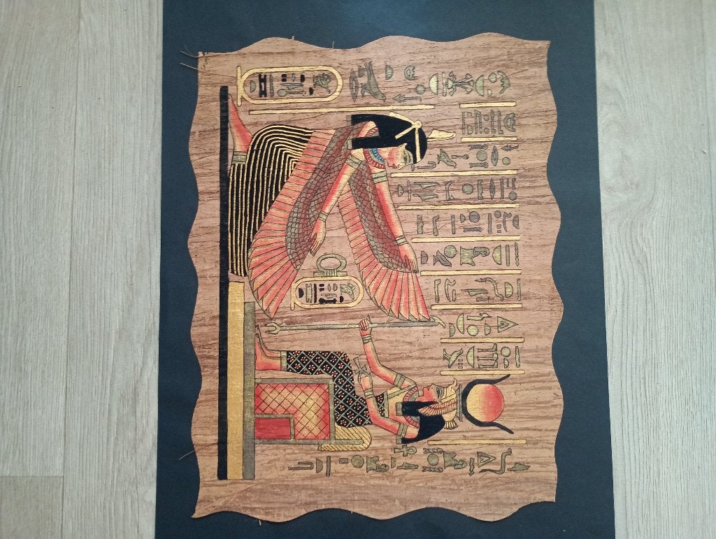 Papyrus Egypte, Antiek en Kunst, Kunst | Niet-Westerse kunst, Ophalen of Verzenden