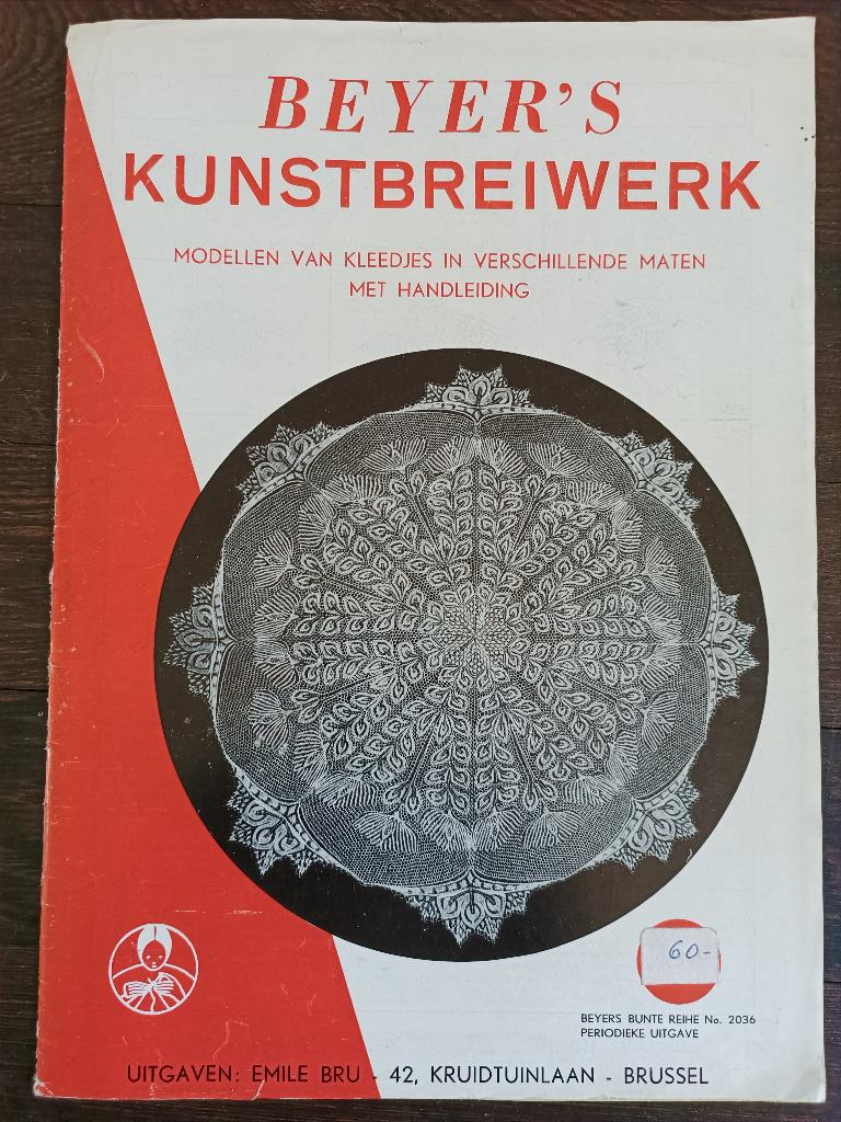 kunstbreiwerk Beyer´s, Ophalen of Verzenden, Zo goed als nieuw, Breien en Haken, Beyer´s