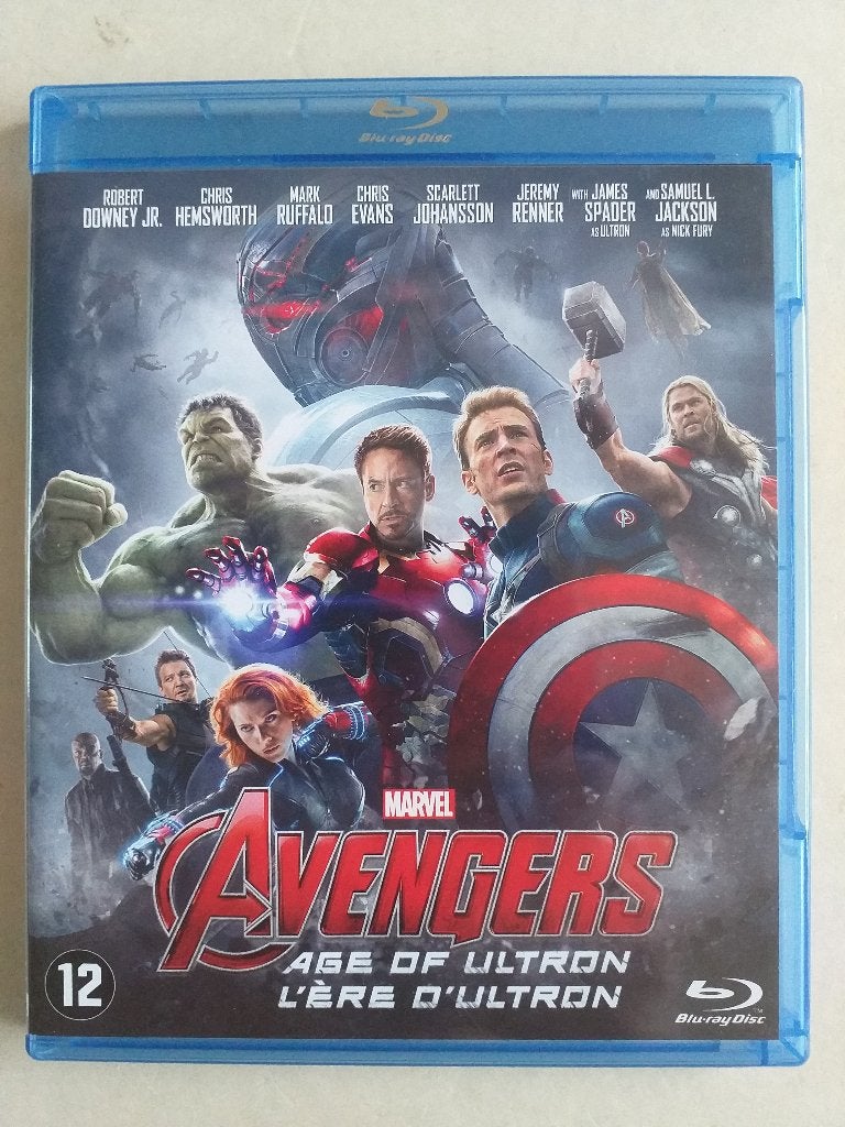 Avengers Age of Ultron Bluray, Cd's en Dvd's, Blu-ray, Engels, Nederlands, Film, Actie
