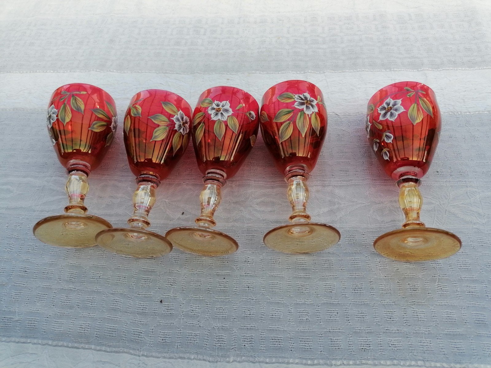 Likeurglazen Bohemia | Set van 5, Ophalen of Verzenden