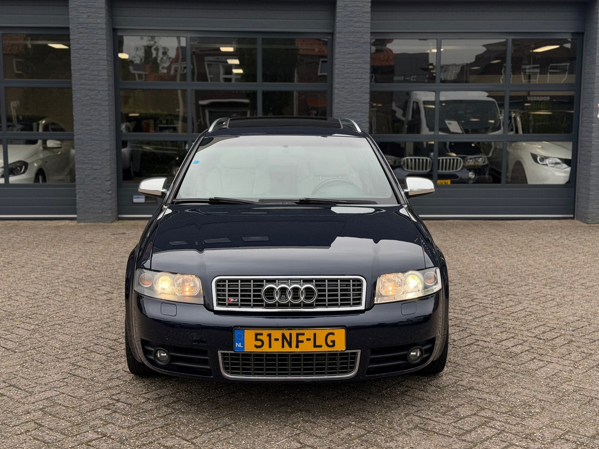 Audi A4 Avant 4.2 V8 quattro S4 Pro Line Nap|Bose|Leer|Xenon, Gebruikt, 8 cilinders, Blauw, Origineel Nederlands