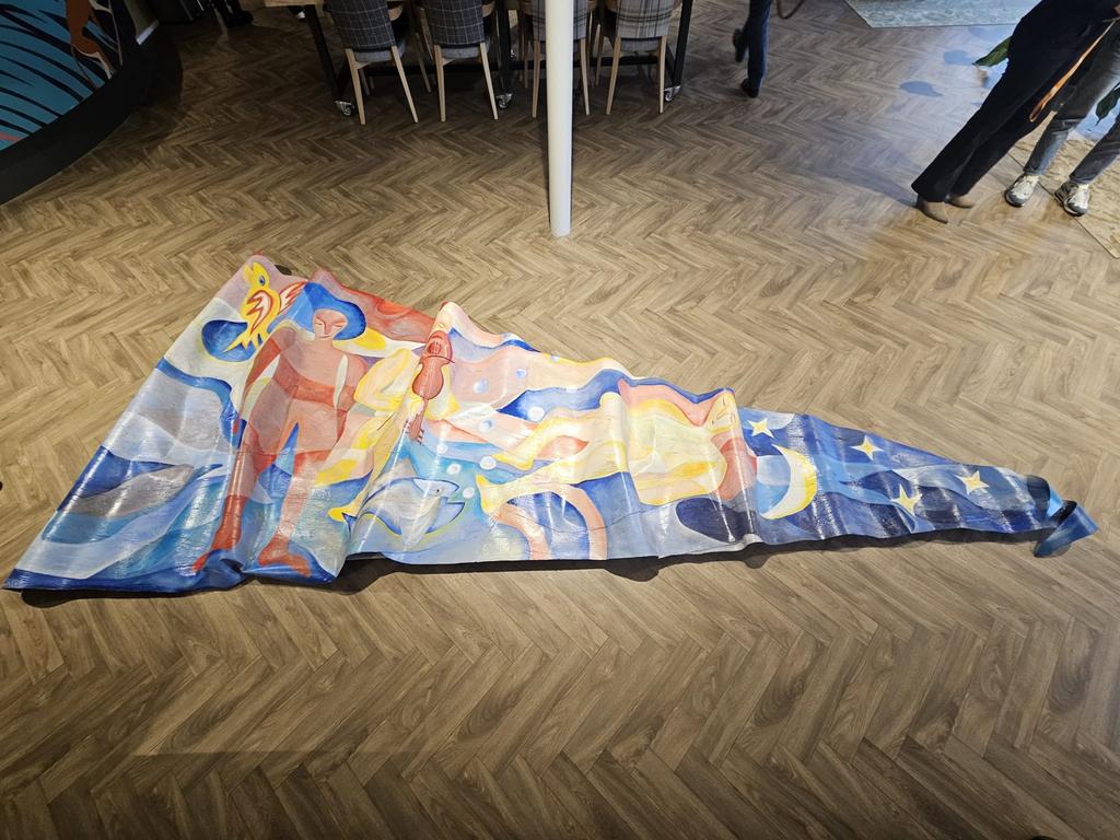 Kunstwerk van Guus Slauerhoff - Uniek en kleurrijk, Ophalen