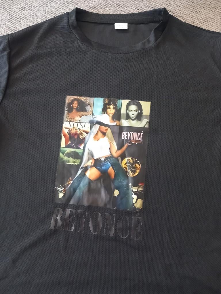 Beyoncé T-shirt Zwart Maat S - Nieuw Polyester, Ophalen of Verzenden