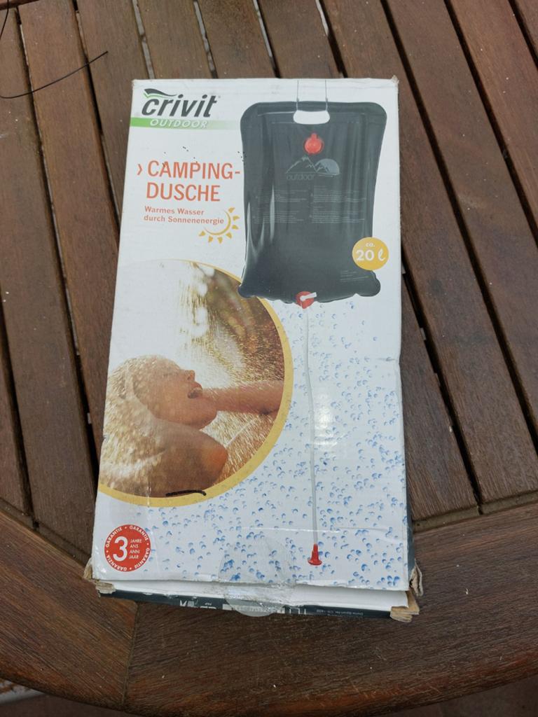 Crivit Outdoor Campingdouche 20L - Nieuw in doos, Caravans en Kamperen, Kampeeraccessoires, Ophalen, Nieuw