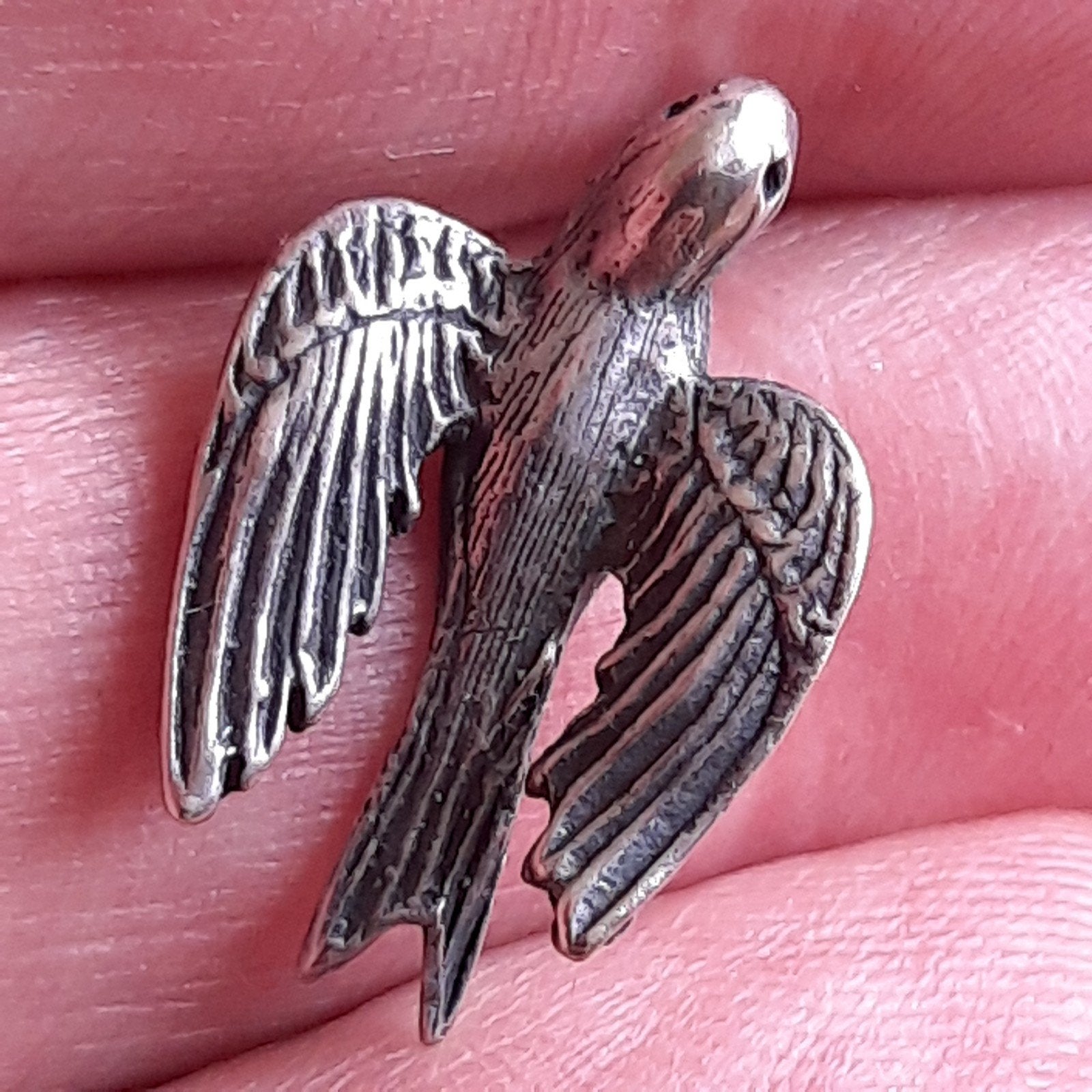 Zilveren Hanger Vredesduif, Verzenden, 17 tot 18, Dame, Zilver