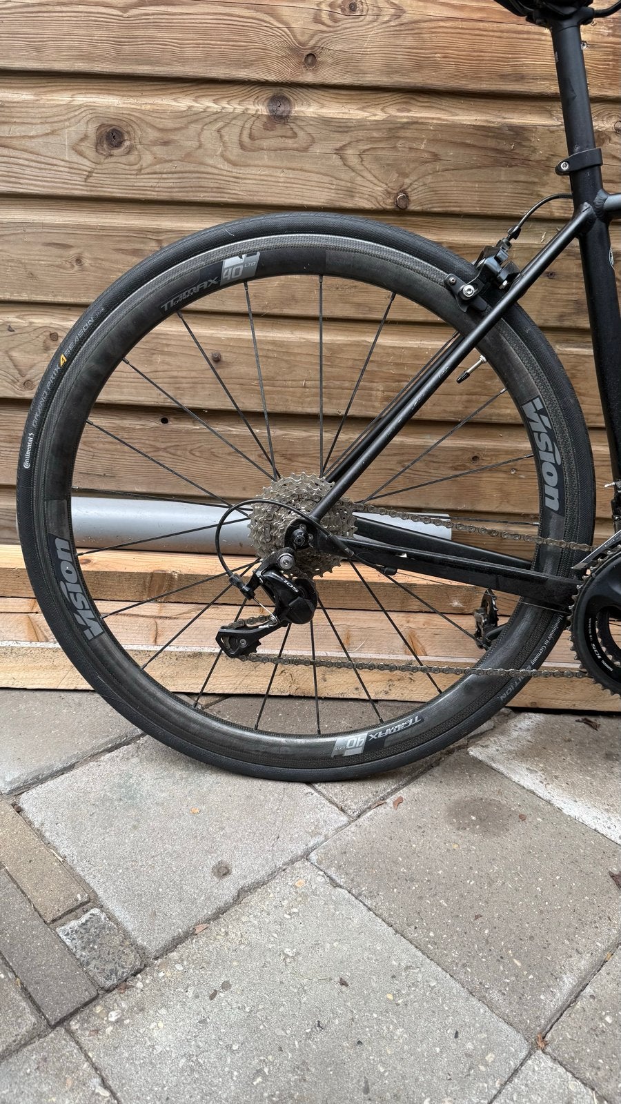 Vision Trimax carbon 40 wielen, Ophalen of Verzenden, Gebruikt, Carbon