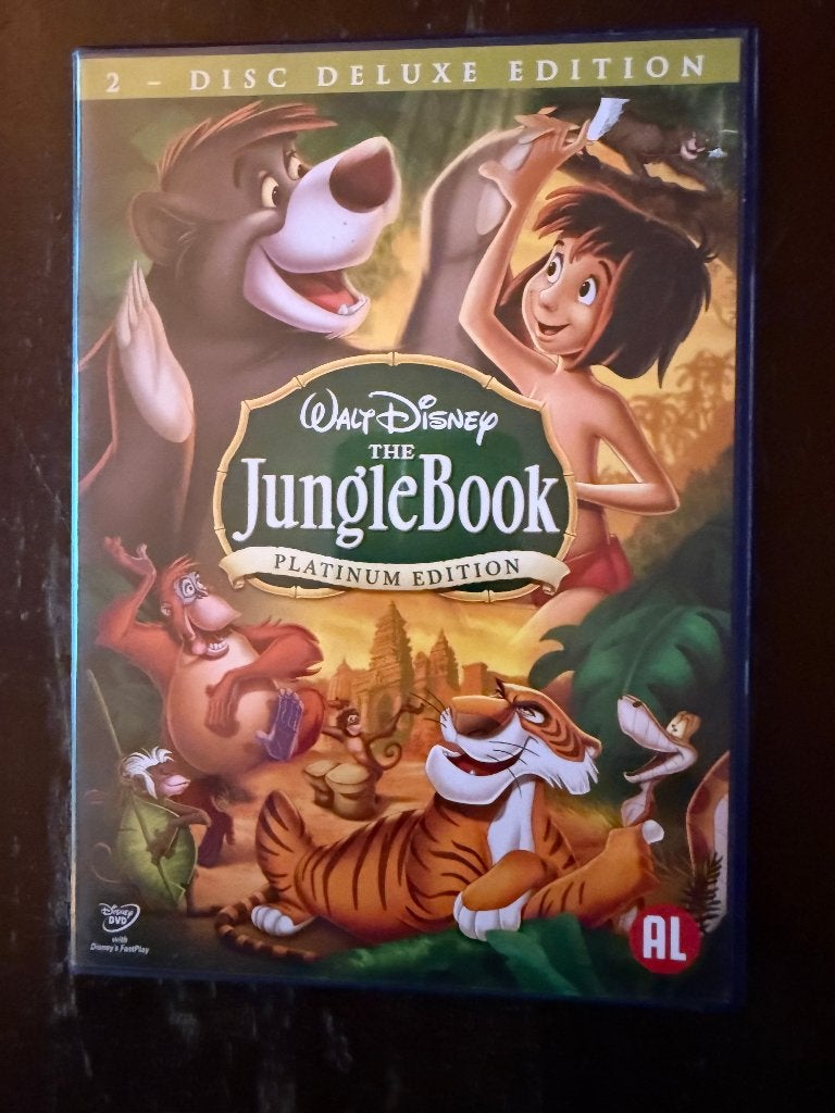 Walt Disney The Jungle Book ( 2 DVD Box ) Platinum Edition, Europees, Bonusmateriaal, Tekenfilm, Alle leeftijden