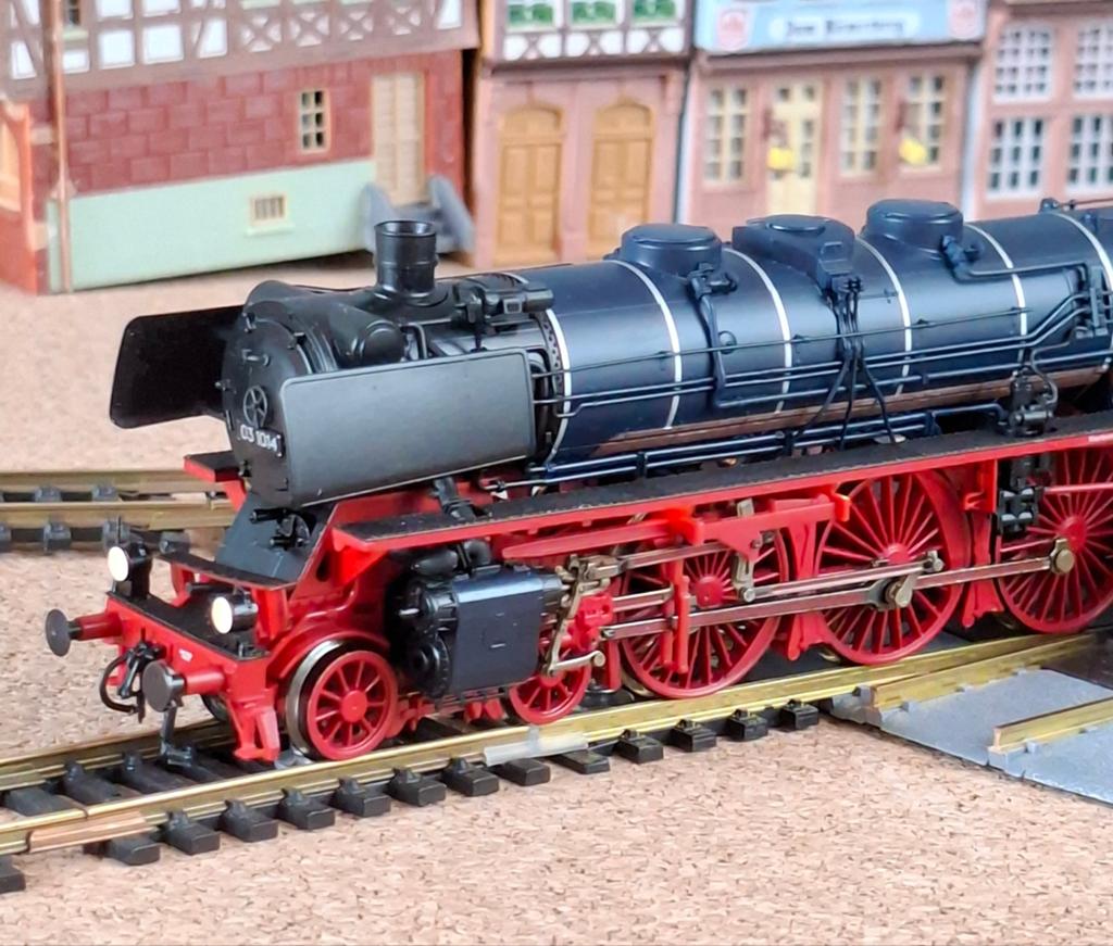 Roco Platina DCC rook 63280 DB 03.1014 Stoomlocomotief Blauw, Ophalen of Verzenden, Zo goed als nieuw, Roco, Gelijkstroom