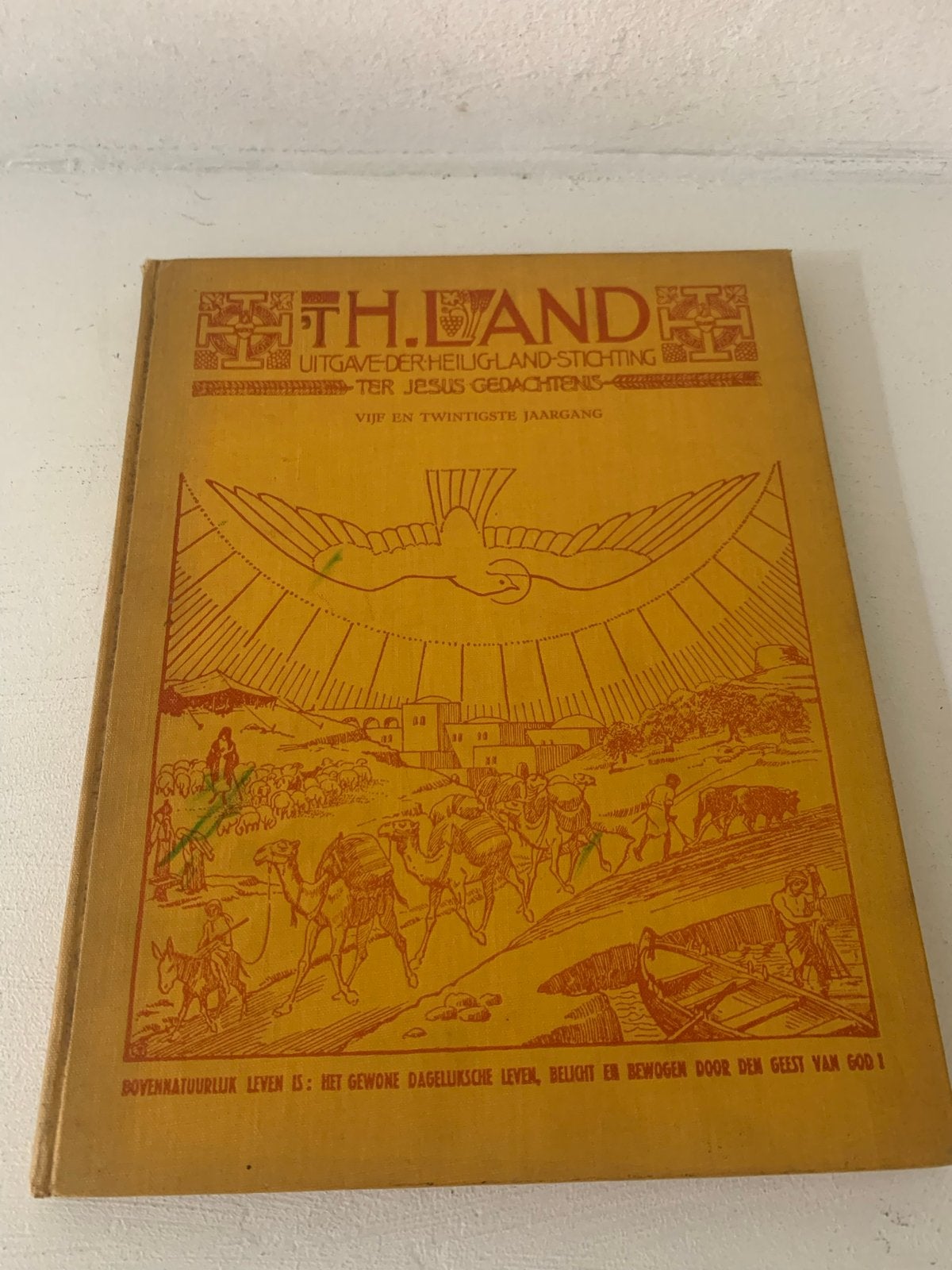 T Heilige Land - Uitgave der Heilig-Land-Stichting 1937, Ophalen of Verzenden, Gelezen, Christendom | Katholiek