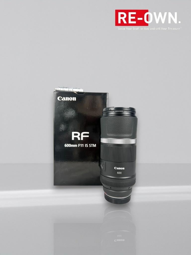 Canon RF 600mm f/11 IS STM + Zonnekap ET 88B (topstaat), Audio, Tv en Foto, Fotografie | Lenzen en Objectieven, Canon, ., Zo goed als nieuw