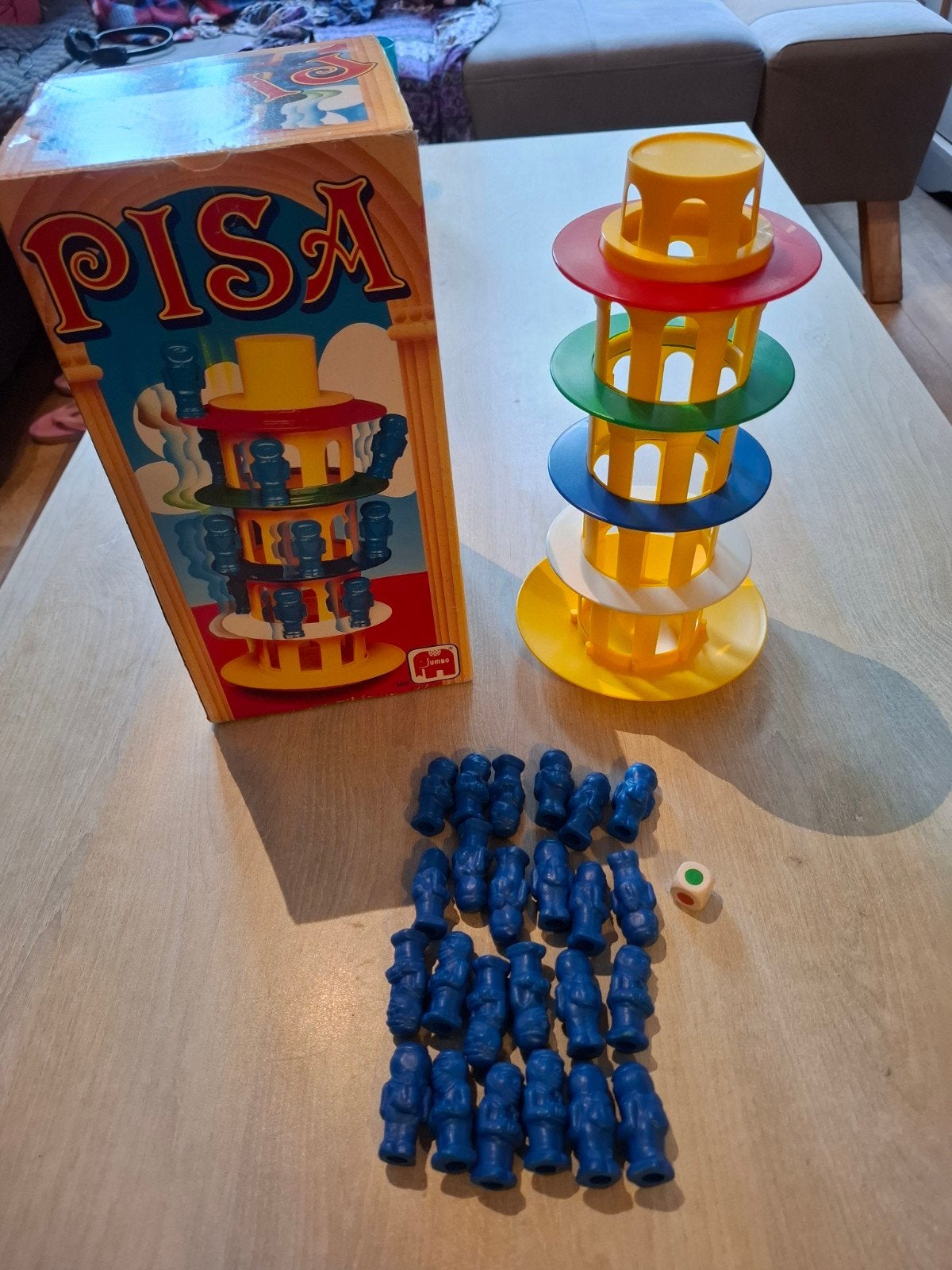 Pisa Toren Balansspel - Jumbo, Jumbo B.V., Postbus 333, 1500 AH Zaandam, Nederland, Ophalen of Verzenden, Drie of vier spelers