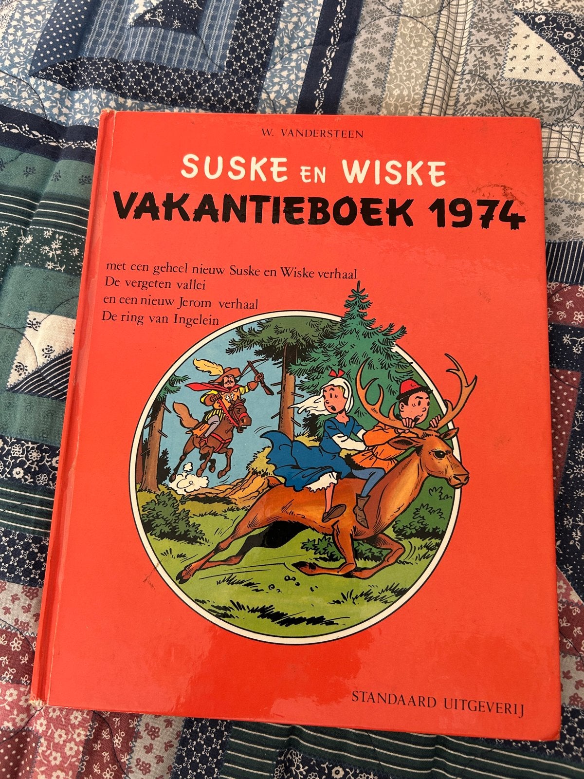 Suske en Wiske Vakantieboek 1974 - Standaard Uitgeverij, Eén stripboek, Ophalen of Verzenden, Gelezen