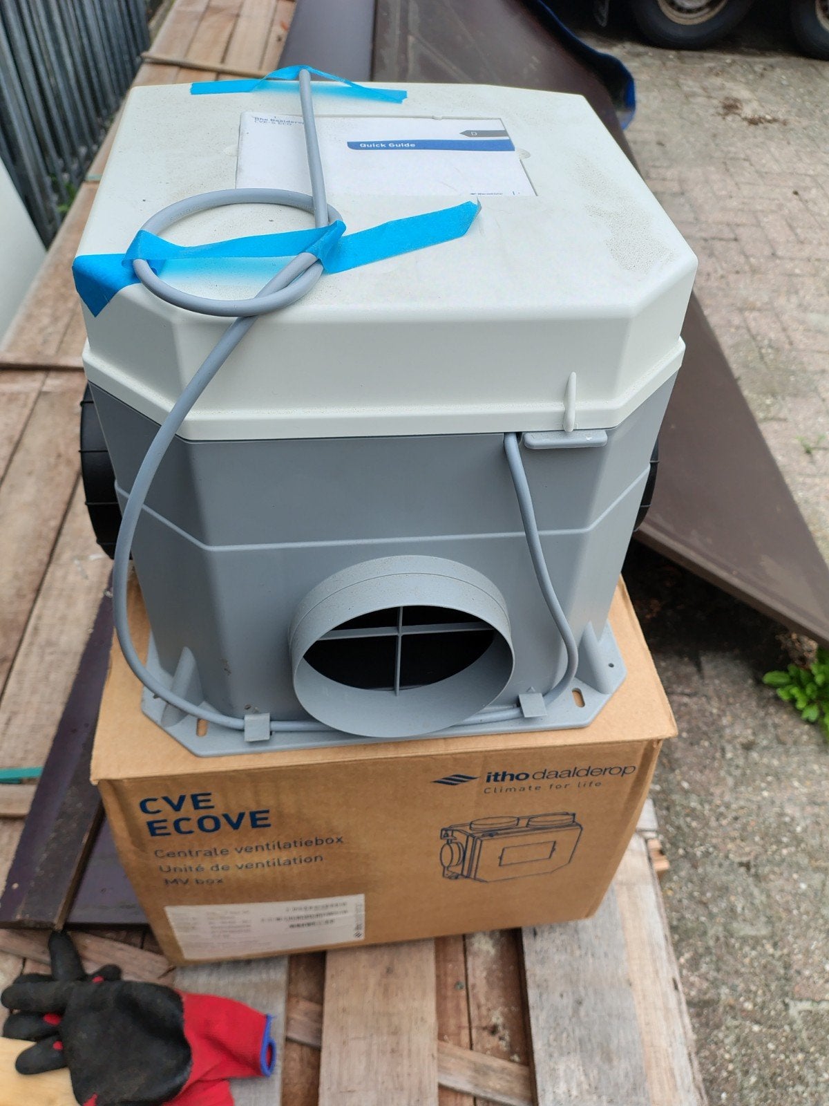 itho ventilatie afzuigunit, Ophalen, Nieuw