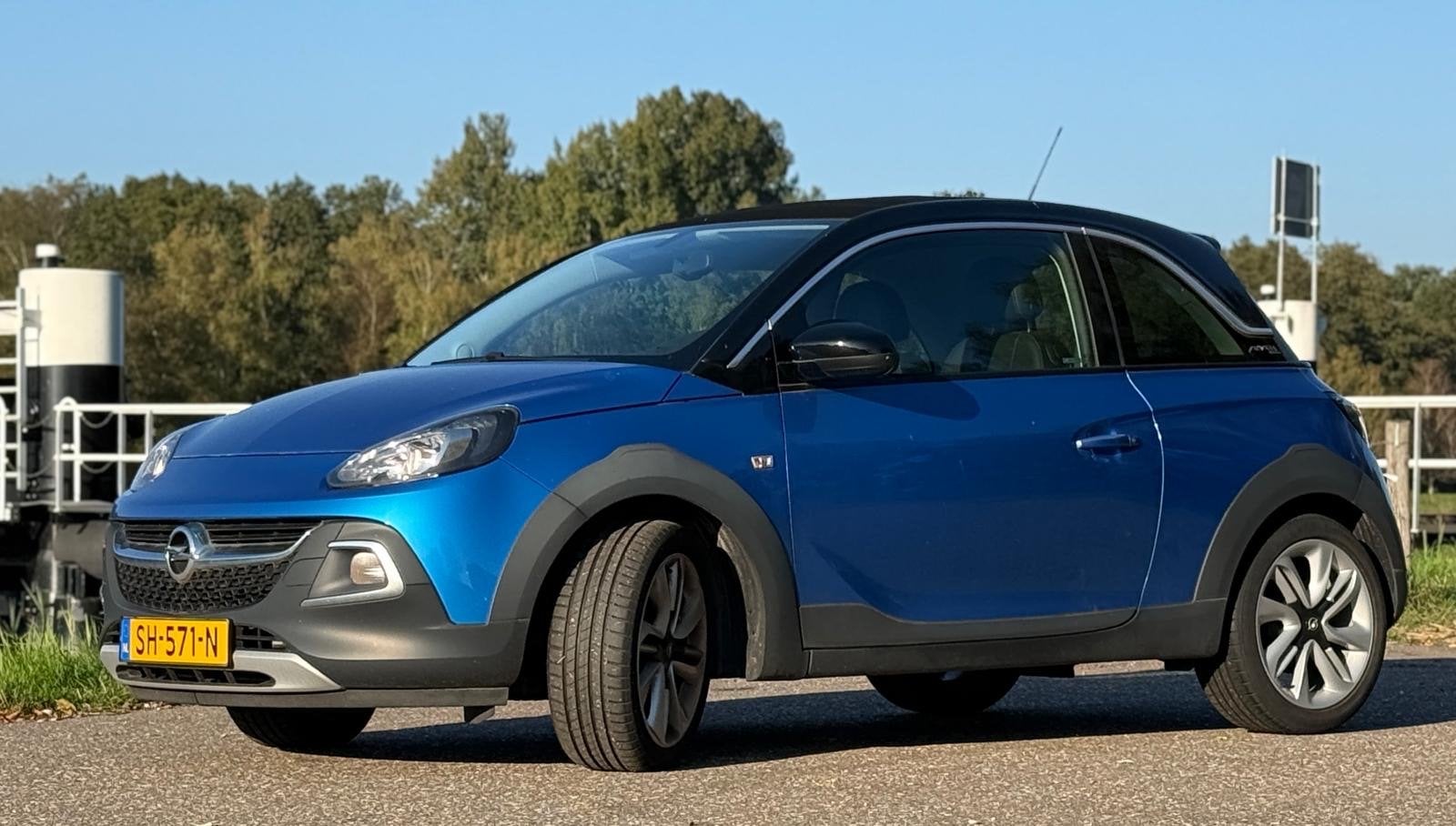 Opel ADAM 1.0 Turbo Start/stop 90PK 2018 Blauw, Auto's, Voorwielaandrijving, ADAM, 40 €/maand, 1041 kg