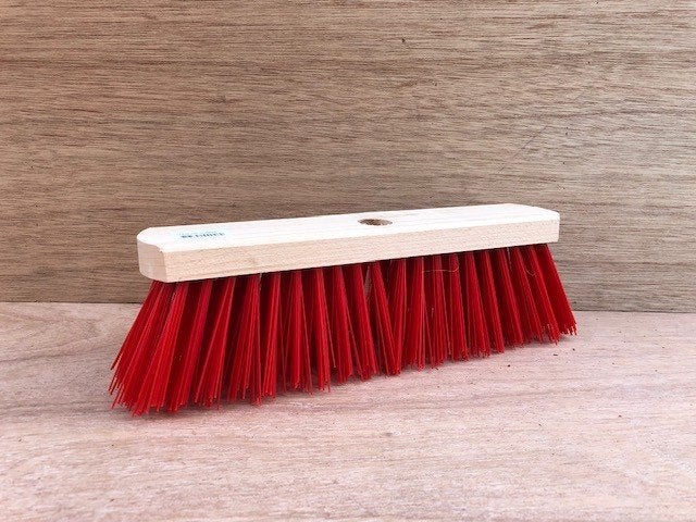 Straat bezem rood 30cm., Tuin en Terras, Eddiys, Espel, Nieuw, Info@eddiys.eu