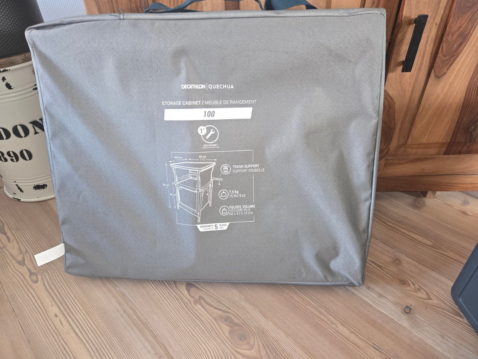 Te koop opbergkastje, Ophalen, Gebruikt, Campingstoel