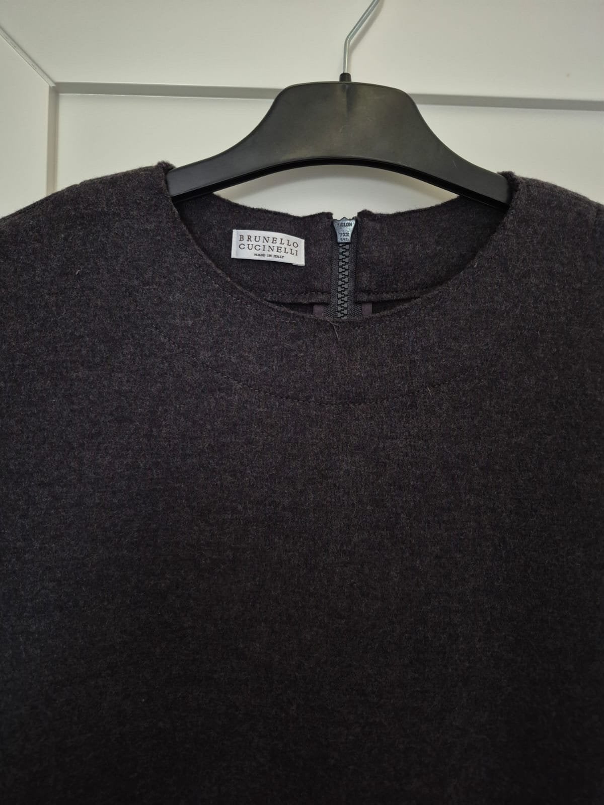 Brunello Cucinelli dress Size M, Kleding | Dames, Maat 38/40 (M), Ophalen of Verzenden, Zo goed als nieuw, Grijs