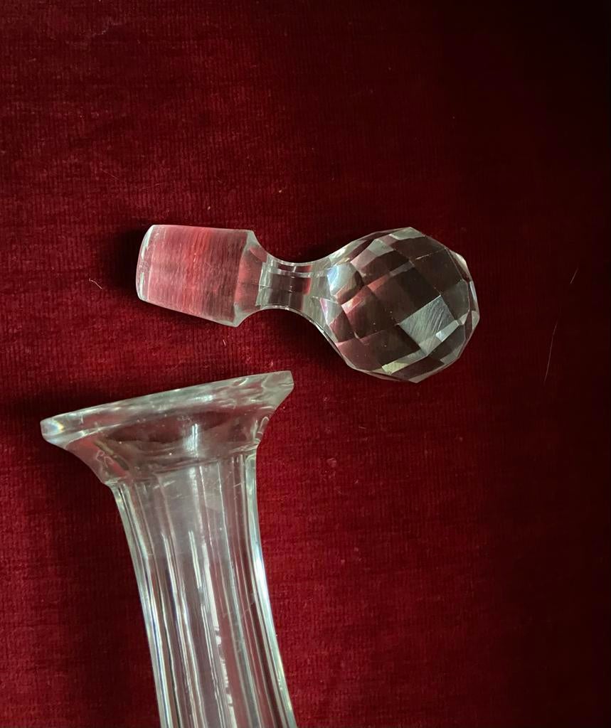 Victoriaanse karaf met bijpassend glas, Ophalen of Verzenden