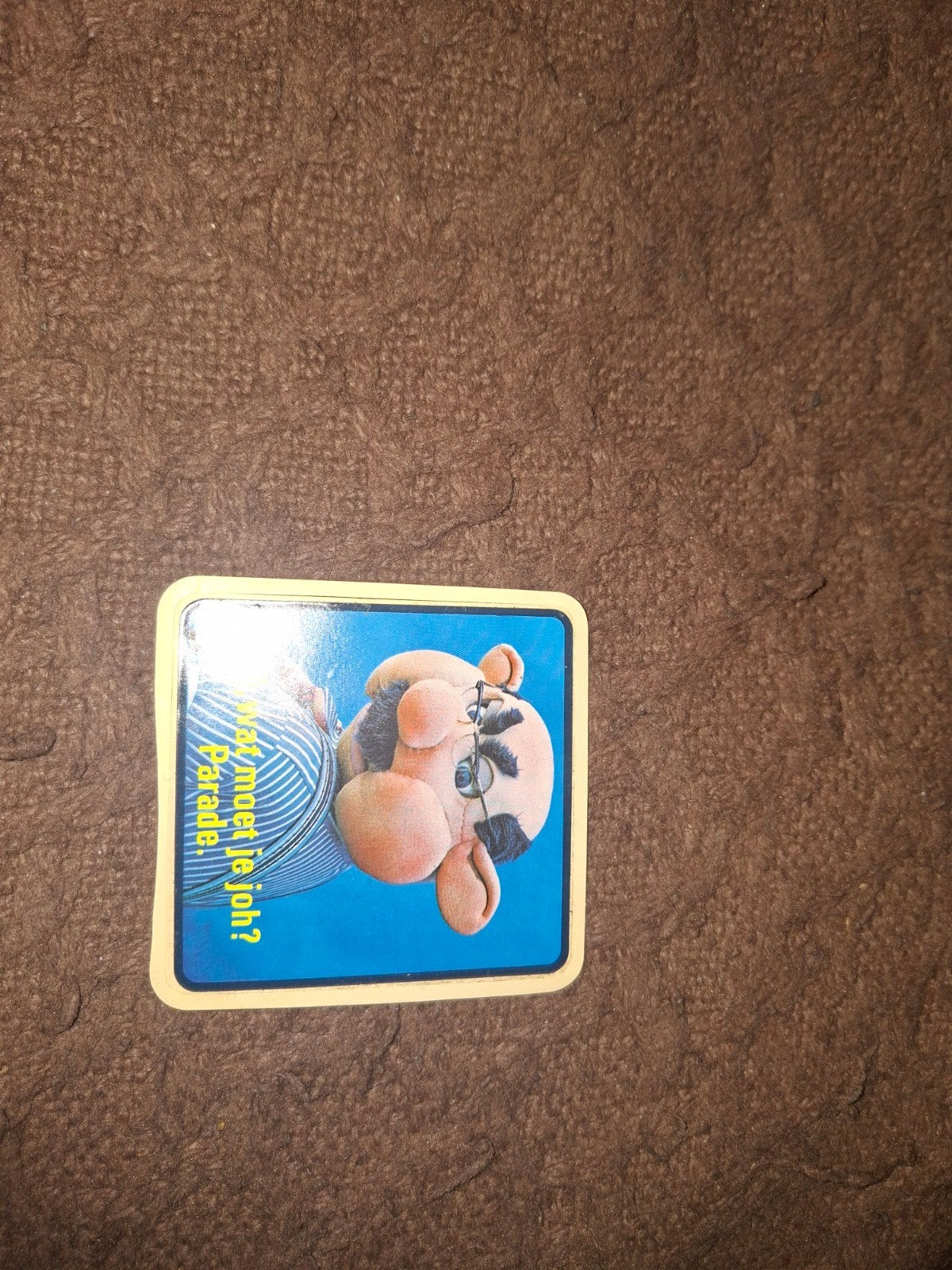 sticker andre van duin, Ophalen of Verzenden, Zo goed als nieuw
