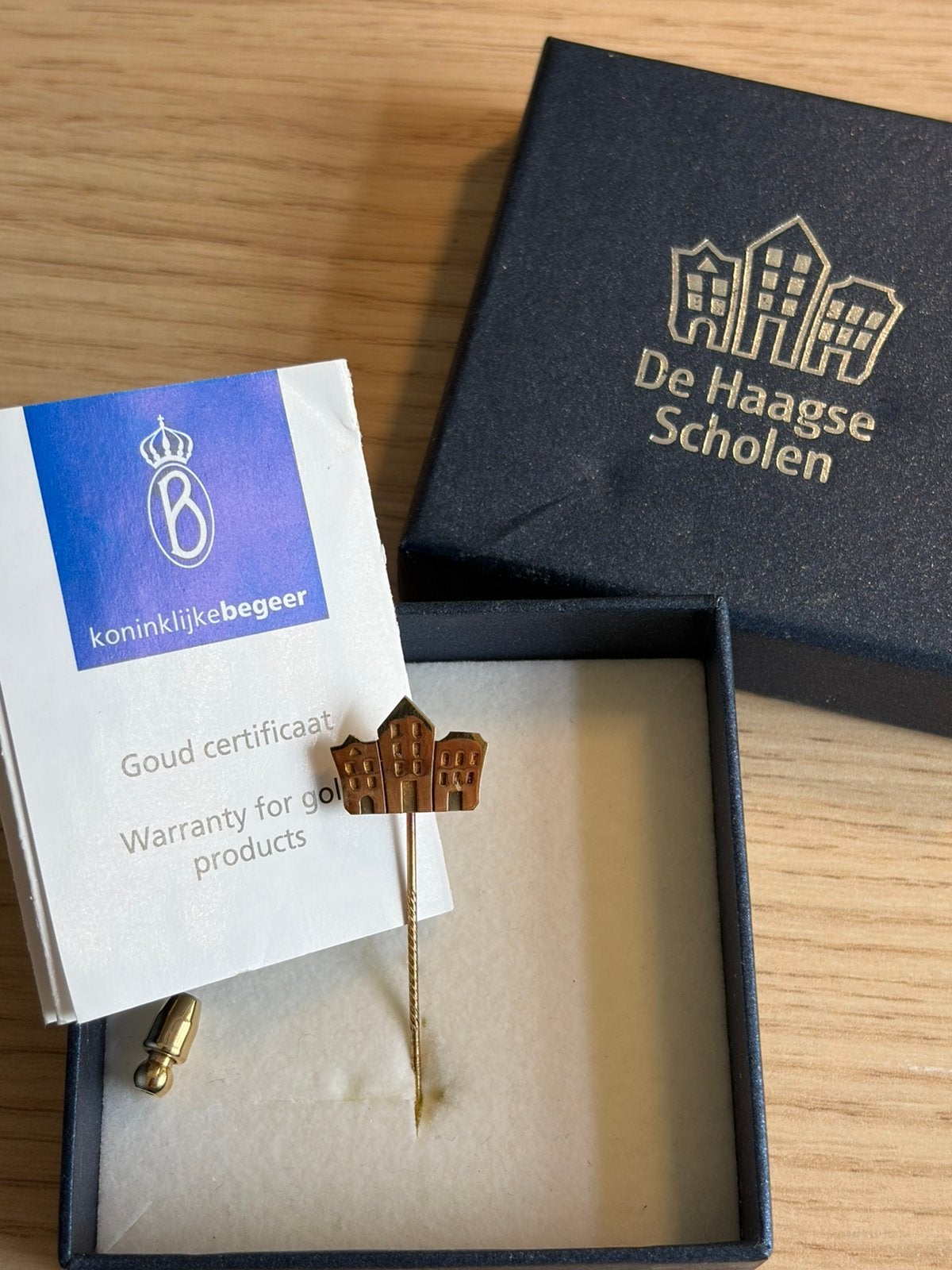Gouden speld, Verzamelen, Speldjes, Pins en Buttons, Ophalen of Verzenden, Zo goed als nieuw